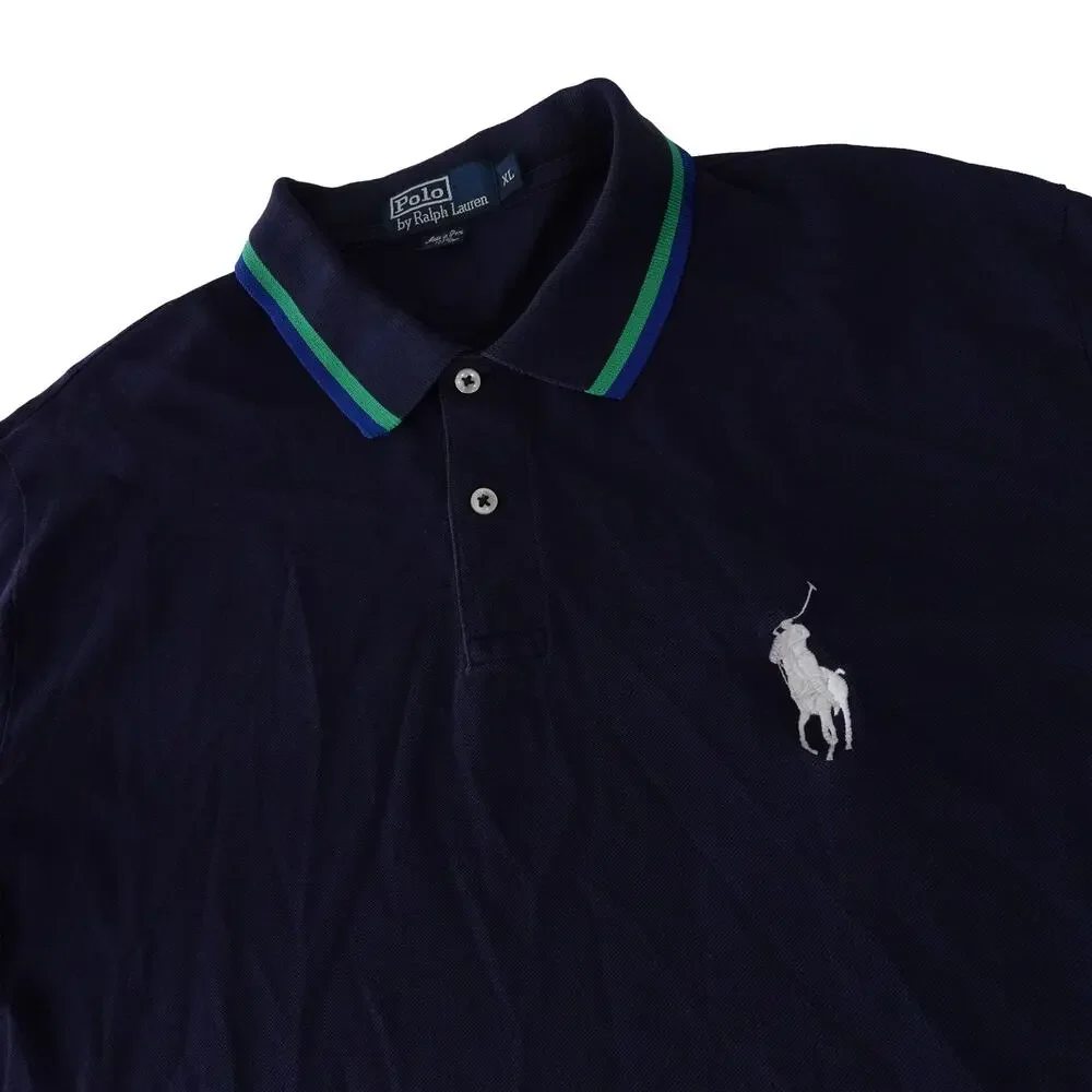 Ralph Lauren Big Pony Pima Cotton Golf Polo Shirt Men's XL
